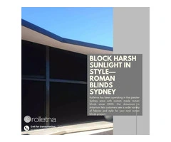 Upgrade Your Décor Instantly with Roman Blinds Sydney