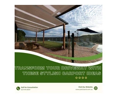 Best Carport Designs for UV, Rain & Hail Protection