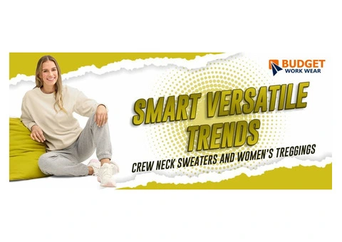 Get the crew neck sweaters which is smart versatile Trends