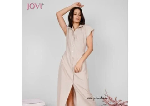 Casual Midi Dress for Women by JOVI India – Effortless Style Every Day - 2/19