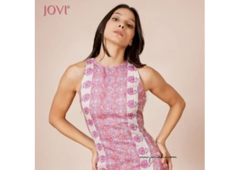Casual Midi Dress for Women by JOVI India – Effortless Style Every Day - 4/19