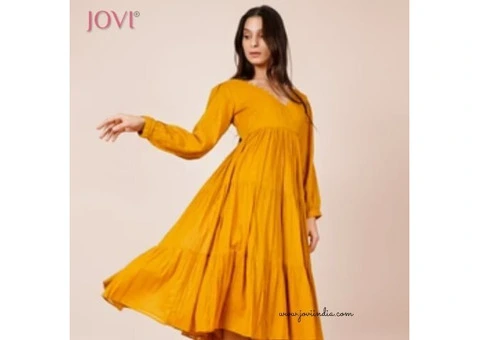 Casual Midi Dress for Women by JOVI India – Effortless Style Every Day - 7/19