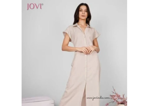 Casual Midi Dress for Women by JOVI India – Effortless Style Every Day - 13/19