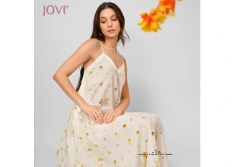Casual Midi Dress for Women by JOVI India – Effortless Style Every Day - 17/19