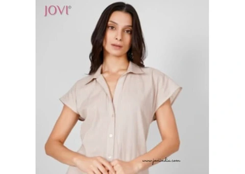 Casual Midi Dress for Women by JOVI India – Effortless Style Every Day - 18/19
