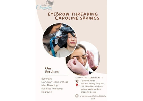Eyebrow Threading in Watergardens Just $15 - 2/3