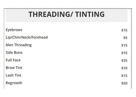 Eyebrow Threading in Watergardens Just $15 - 3/3