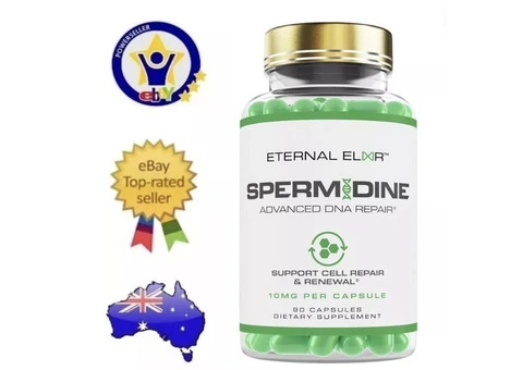 Spermidine Trihydrochloride | 10mg x 90 Capsules | Anti Aging | Longevity - 1/3