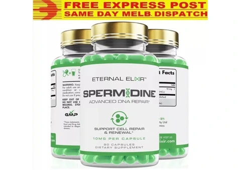 Spermidine Trihydrochloride | 10mg x 90 Capsules | Anti Aging | Longevity - 2/3