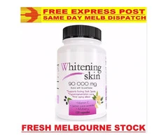 SKIN WHITENING GLUTATHIONE 90000mg Per Serve Brightening Lightening Pill 120 Cap