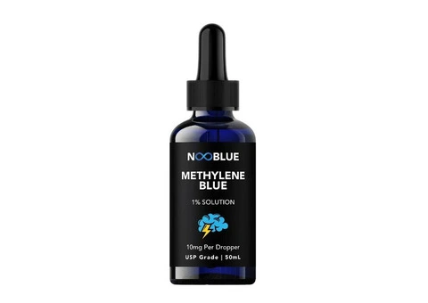 NooBlue Methylene Blue | USP Grade 1% Solution | 50ML / 500mg | Highest Purity - 1/3