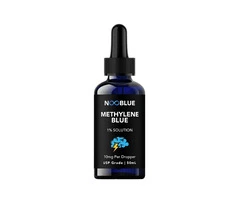 NooBlue Methylene Blue | USP Grade 1% Solution | 50ML / 500mg | Highest Purity