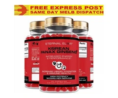KOREAN RED PANAX GINSENG EXTRACT | 180 Capsules | 1600mg Dosage