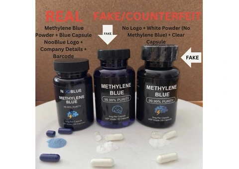 Methylene Blue Capsules | USP Grade | 60 x 5mg | Ultra High Purity | NooBlue - 2/3