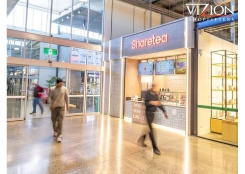 Professional Shop Fit Out Brisbane | Vizion Delivers Sharedtea at DFO