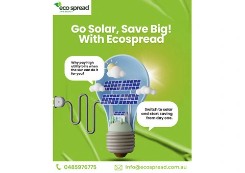 Go Solar & Save Big with Ecospread Melbourne!