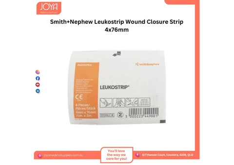 Smith+Nephew Leukostrip Wound Closure Strip 4x76mm - Joya Medical Supplies