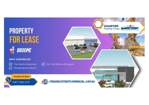 Prime Property for Lease in Broome – Secure Your Commercial Space Today