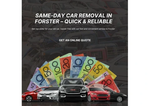 Eco-Friendly Car Disposal Forster – Earn Cash & Save the Planet