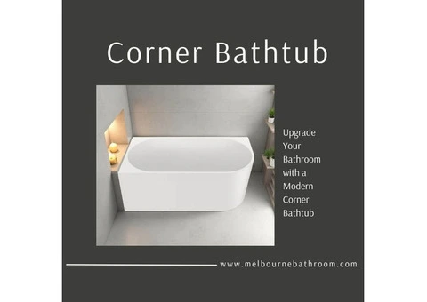 Upgrade Your Bathroom with a Modern Corner Bathtub – Shop Now! - 1/3
