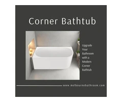 Upgrade Your Bathroom with a Modern Corner Bathtub – Shop Now!