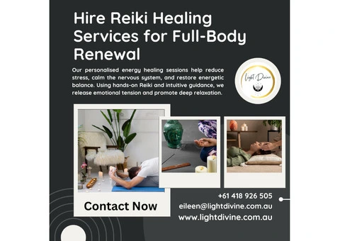 Hire Reiki Healing Services for Full-Body Renewal