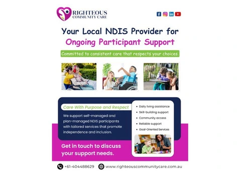 Reliable NDIS Service Provider Brisbane – Righteous Community Care