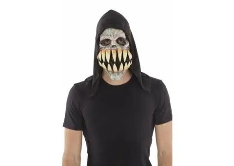 Mask My Other Me With hood Skull - Qubyk AU