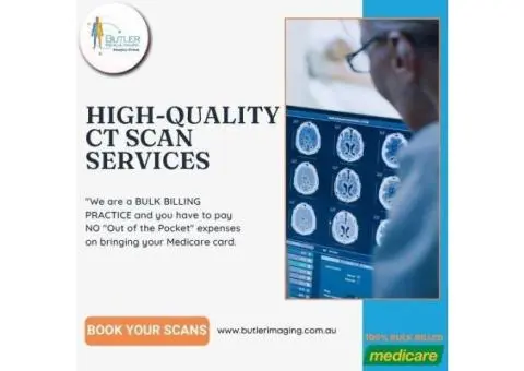 Experience high-quality CT Scan services at Butler Medical Imaging. (08) 9544 3999