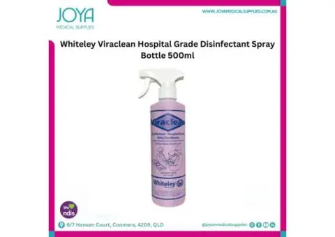 Whiteley Viraclean Hospital Grade Disinfectant Spray Bottle 500ml - Joya Medical Supplies