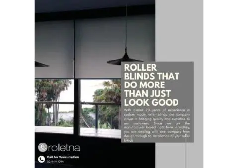 Stay Cool and Stylish with Roller Blinds This Summer