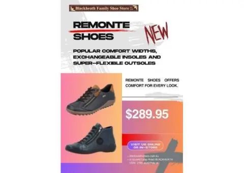 Shop Remonte Shoes Locally | Blue Mountains' Trusted Shoe Store