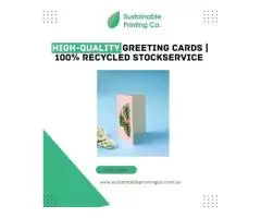 High-Quality Greeting Cards | 100% Recycled Stock