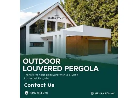 Outdoor Louvered Pergola