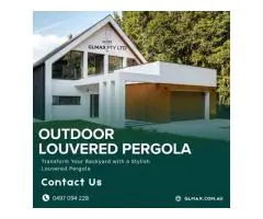 Outdoor Louvered Pergola