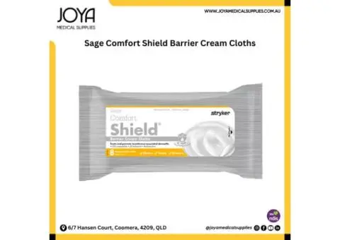 Sage Comfort Shield Barrier Cream Cloths - Joya Medical Supplies
