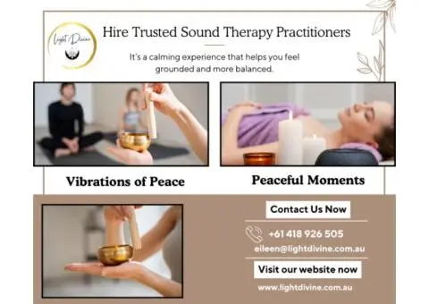 Hire Trusted Sound Therapy Practitioners