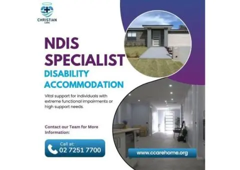 NDIS Specialist Disability Accommodation (SDA)