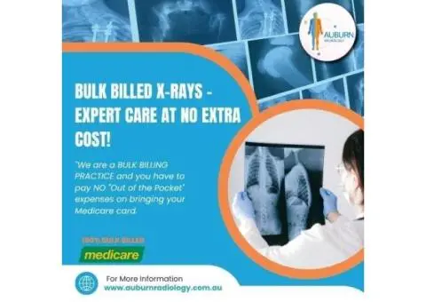 Bulk Billed X-Rays – Expert Care at No Extra Cost at Crystal Radiology in Auburn. (02) 8315 8292
