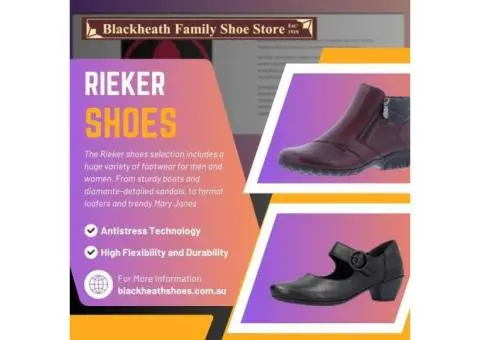 Step into Effortless Style with Rieker Shoes – Only at Blackheath Shoes Store, Blue Mountains