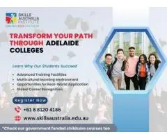 Start Learning Today with Adelaide College Courses Tailored for You
