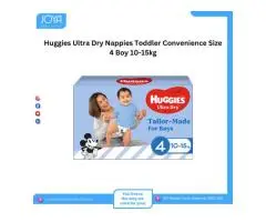 Huggies Ultra Dry Nappies Toddler Convenience Size 4 Boy 10-15kg - Joya Medical Supplies