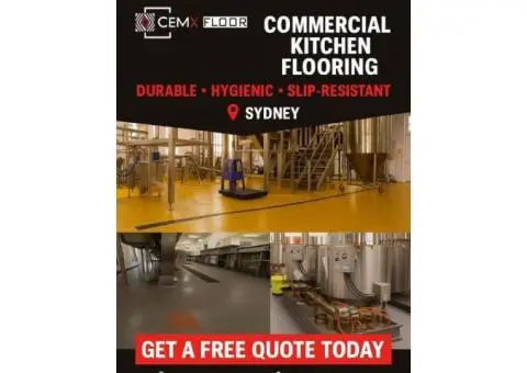 Looking for Reliable Commercial Kitchen Floor Service?