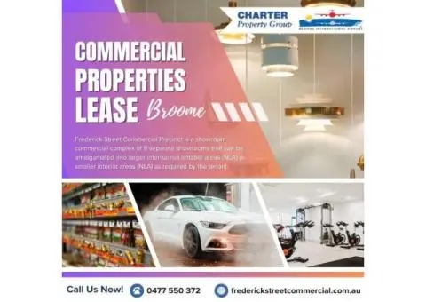 Explore Prime Commercial Properties for Lease in Broome – Frederick Street Commercial