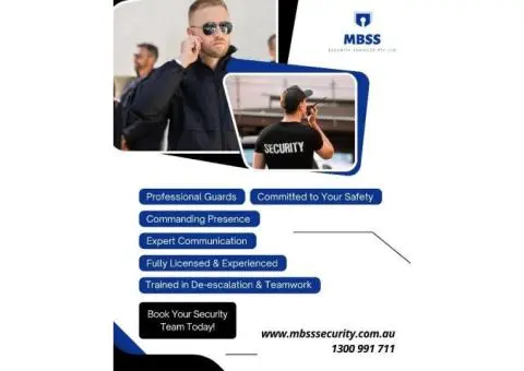 Affordable and Effective Security Services Melbourne You Can Trust