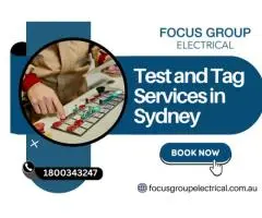 Test and Tag Services in Sydney – Stay Compliant with Focus Group Electrical
