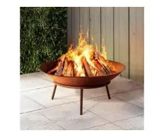 Transform Your Backyard with the Rustic Grillz 56cm Fire Pit Bowl
