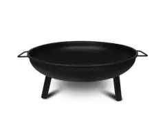 Stylish Portable Steel Fire Pit – Outdoor Patio Heater & Bowl