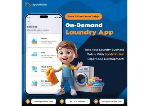 SpotnRides – Uber for Laundry: Get Your Laundry Picked Up & Delivered Fast!