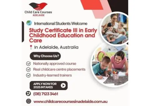 Start Your Journey with Certificate III in Early Childhood Education and Care